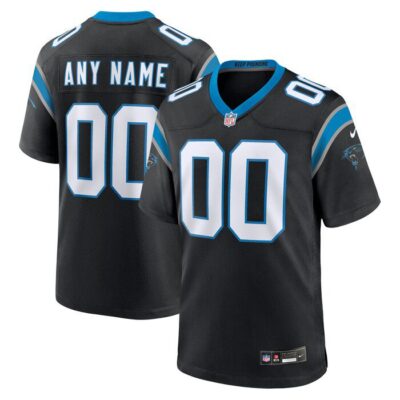 Carolina Panthers Custom Game Jersey - Black