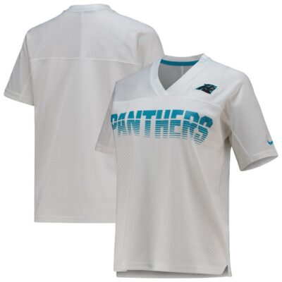 Carolina Panthers Women Fan Replica Jersey - White