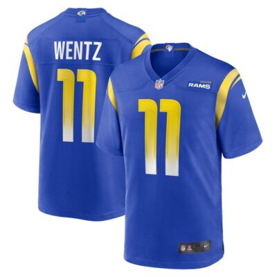 Carson Wentz Los Angeles Rams Team Game Jersey - Royal