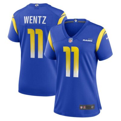 Carson Wentz Los Angeles Rams Women Team Game Jersey - Royal