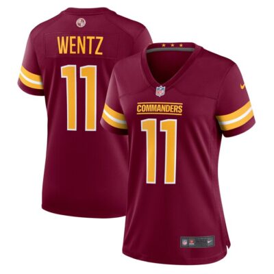 Carson Wentz Washington Commanders Women Game Jersey - Burgundy