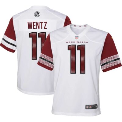 Carson Wentz Washington Commanders Youth Game Jersey - White