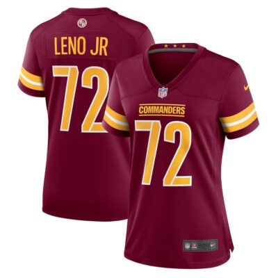 Charles Leno Jr. Washington Commanders Women Home Game Player Jersey - Burgundy