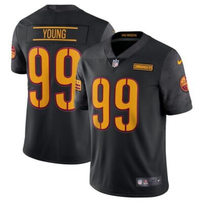 Chase Young Washington Commanders Alternate Vapor Limited Jersey - Black