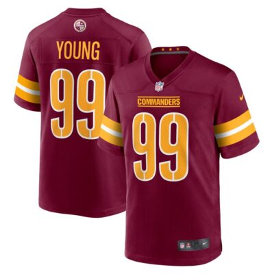 Chase Young Washington Commanders Game Jersey - Burgundy