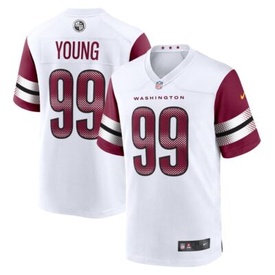 Chase Young Washington Commanders Game Jersey - White