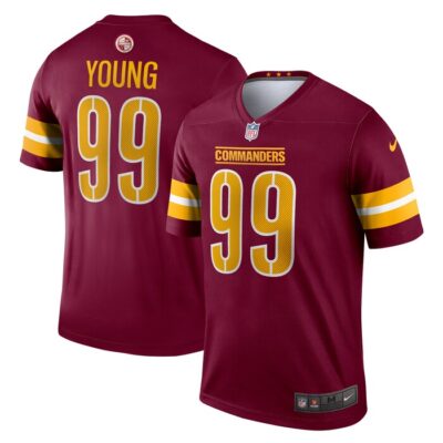 Chase Young Washington Commanders Legend Jersey - Burgundy