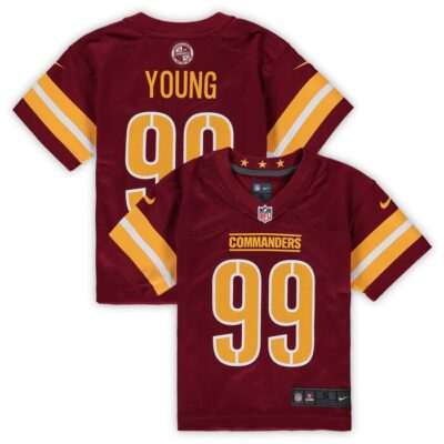 Chase Young Washington Commanders Preschool Game Jersey - Burgundy