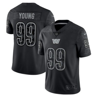 Chase Young Washington Commanders RFLCTV Limited Jersey - Black