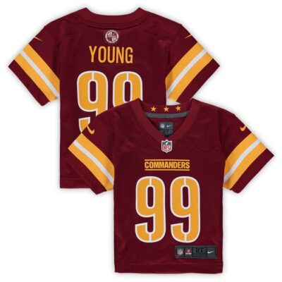 Chase Young Washington Commanders Toddler Game Jersey - Burgundy