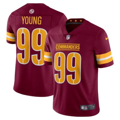 Chase Young Washington Commanders Vapor Limited Jersey - Burgundy