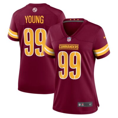 Chase Young Washington Commanders Women Player Jersey - Burgundy