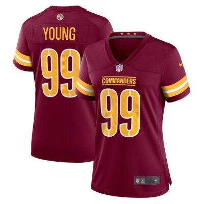 Chase Young Washington Commanders Women Player Jersey - Burgundy