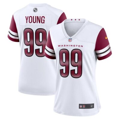 Chase Young Washington Commanders Women Player Jersey - White