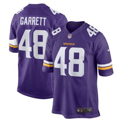 Chris Garrett Minnesota Vikings Home Game Player Jersey - Purple