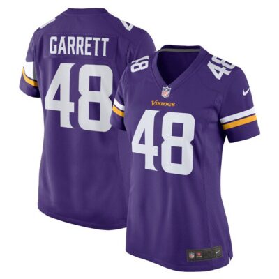 Chris Garrett Minnesota Vikings Women Home Game Player Jersey - Purple