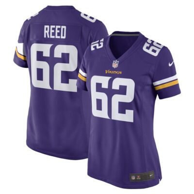 Chris Reed Minnesota Vikings Women Game Player Jersey - Purple