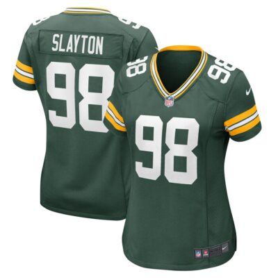 Chris Slayton Green Bay Packers Women Game Player Jersey - Green