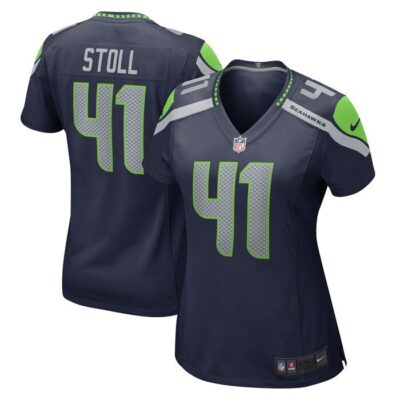 Chris Stoll Seattle Seahawks Women Game Jersey - College Navy