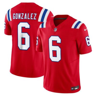 Christian Gonzalez New England Patriots Vapor F.U.S.E. Limited Jersey - Red