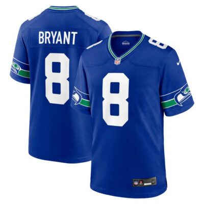 Coby Bryant Seattle Seahawks Throwback Player Game Jersey - Royal