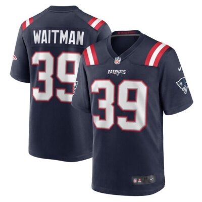 Corliss Waitman New England Patriots Team Game Jersey - Navy