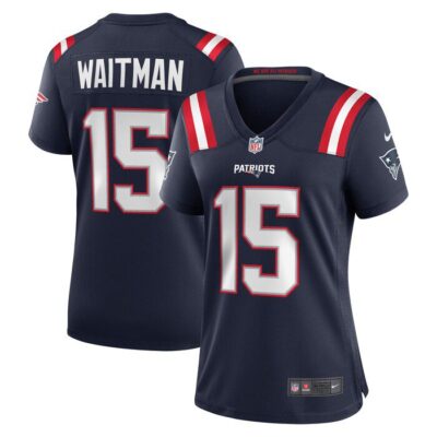 Corliss Waitman New England Patriots Women Game Jersey - Navy