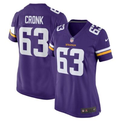 Coy Cronk Minnesota Vikings Women Team Game Jersey - Purple