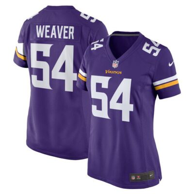 Curtis Weaver Minnesota Vikings Women Home Game Jersey - Purple