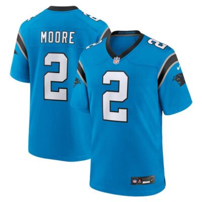 D.J. Moore Carolina Panthers Alternate Game Jersey - Blue