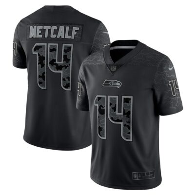 DK Metcalf Seattle Seahawks RFLCTV Limited Jersey - Black