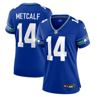 DK Metcalf Seattle Seahawks Women Player Jersey - Royal