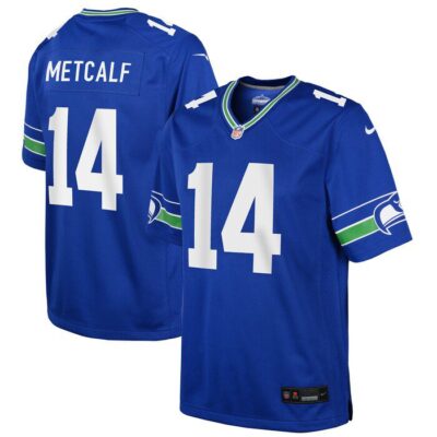 DK Metcalf Seattle Seahawks Youth Game Jersey - Royal