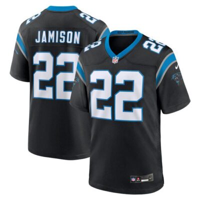 D'Shawn Jamison Carolina Panthers Team Game Jersey - Black