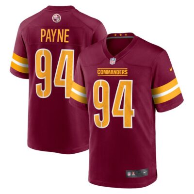 Da'Ron Payne Washington Commanders Game Jersey - Burgundy