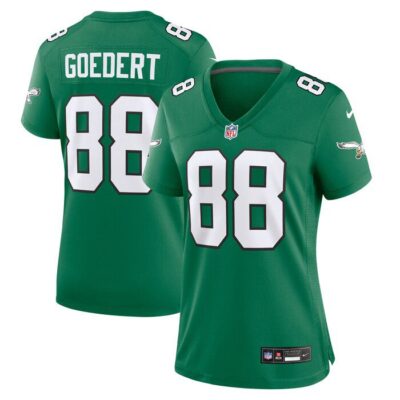 Dallas Goedert Philadelphia Eagles Women Alternate Game Jersey - Kelly Green