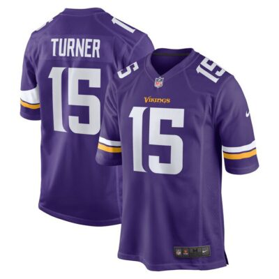 Dallas Turner Minnesota Vikings 2024 NFL Draft First Round Pick Player Game Jersey - Purple