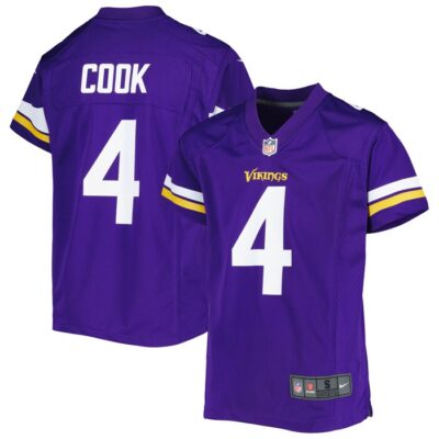 Dalvin Cook Minnesota Vikings Youth Game Jersey - Purple