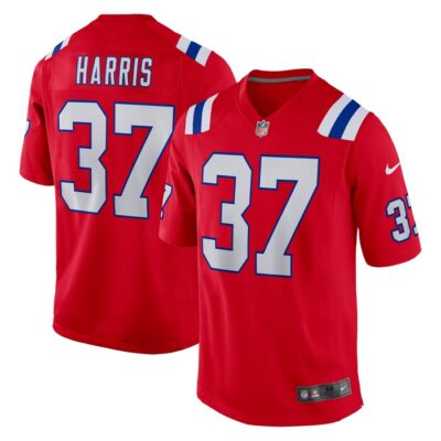 Damien Harris New England Patriots Alternate Game Jersey - Red