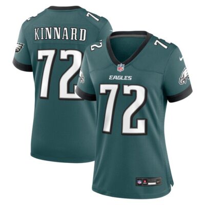 Darian Kinnard Philadelphia Eagles Women Team Game Jersey - Midnight Green