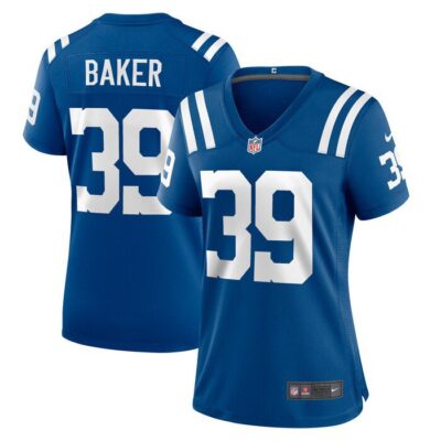 Darrell Baker Jr Indianapolis Colts Women Team Game Jersey - Royal