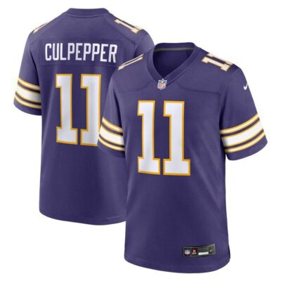 Daunte Culpepper Minnesota Vikings Classic Retired Player Game Jersey - Purple