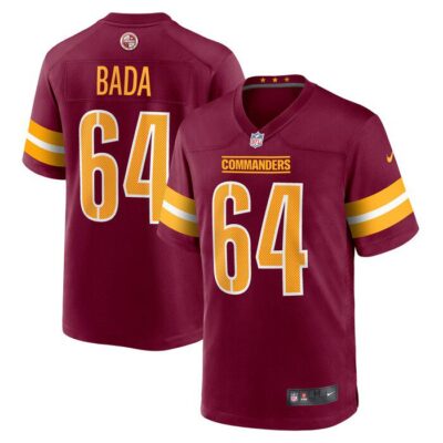 David Bada Washington Commanders Game Jersey - Burgundy