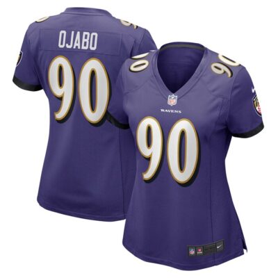 David Ojabo Baltimore Ravens Women Game Player Jersey - Purple