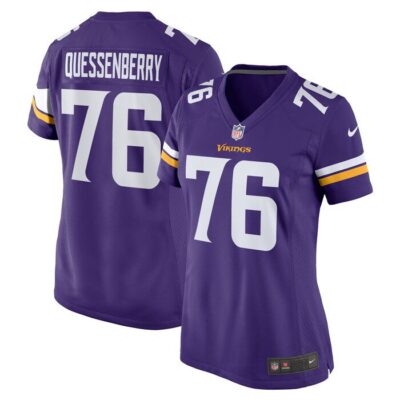 David Quessenberry Minnesota Vikings Women Team Game Jersey - Purple