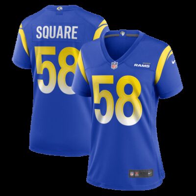 DeAndre Square Los Angeles Rams Women Game Jersey - Royal