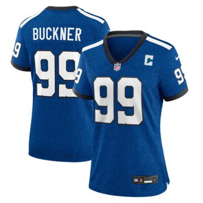 DeForest Buckner Indianapolis Colts Women Indiana Nights Alternate Game Jersey - Royal