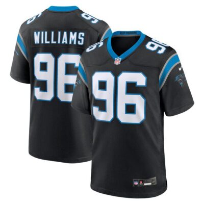 DeShawn Williams Carolina Panthers Game Player Jersey - Black