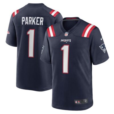 DeVante Parker New England Patriots Game Jersey - Navy