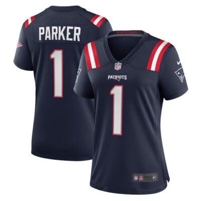 DeVante Parker New England Patriots Women Game Jersey - Navy